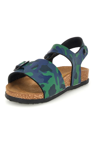 Zeleni maskirni sandali z zaponko Pittarello bio 257A080SR