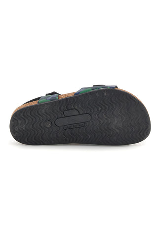 Zeleni maskirni sandali z zaponko Pittarello bio 257A080SR