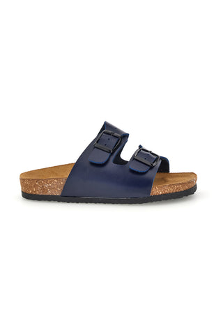 Modri copati z dvojno zaponko Pittarello bio 257A206SR