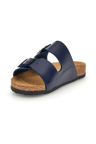 Modri copati z dvojno zaponko Pittarello bio 257A206SR