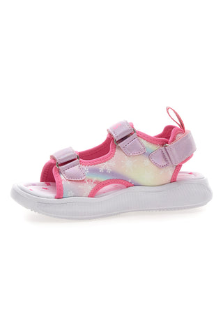Roza sandali z lučkami in trakovi Pitt kids 11507