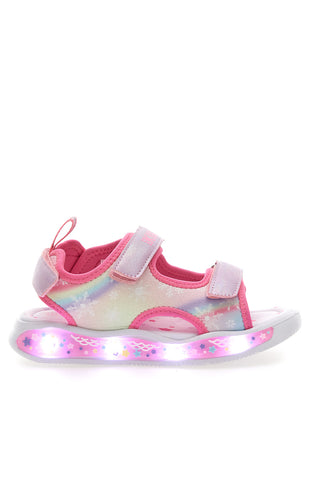 Roza sandali z lučkami in trakovi Pitt kids 11507
