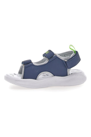 Modri in zeleni sandali z naramnicami Pitt kids 11261