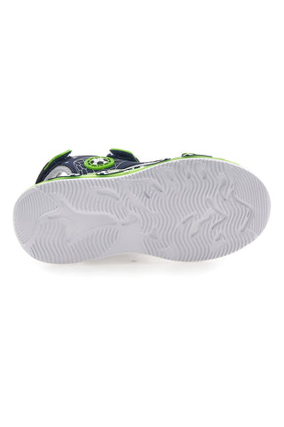 Modri in zeleni sandali z naramnicami Pitt kids 11261