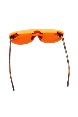 Oranžna silikonska zložljiva torbica za očala Indigeno Metropolitano Glasses Holder 5