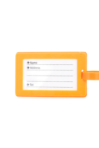 Oznaka za oranžno kovček »Vsebina zelo razočarala« NAMETAG 6