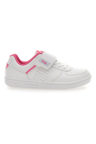 Superge z zaponko Fila Court Velcro Bele