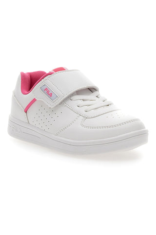 Superge z zaponko Fila Court Velcro Bele
