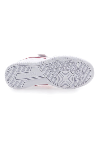 Bele superge z roza logotipom Diadora Raptor Low Ps