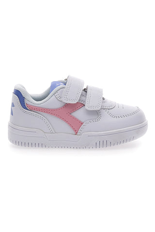 Bele superge Primi Passi z velcro zaponko Diadora Raptor Low TD