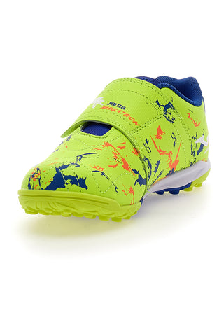 Fluorescentno rumeni čevlji za malonogomet z velcro zaponko Joma Megatron Jr 2409