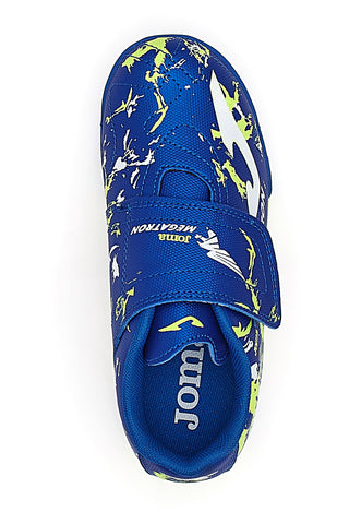 Modri čevlji za malonogomet z velcro trakom Joma Megatron Jr 2404