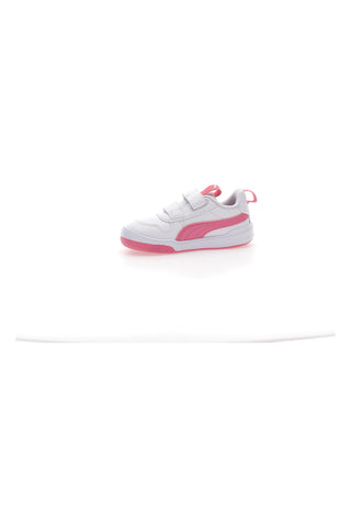 Bele in roza superge z velcro trakovi Puma Multiflex Sl V Inf
