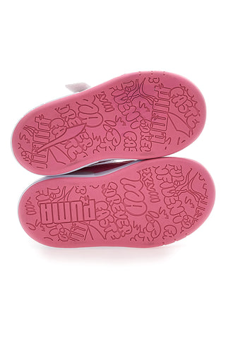 Bele in roza superge z velcro trakovi Puma Multiflex Sl V Inf