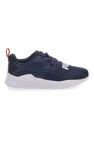 Modre športne copate z logotipom Puma Wired Run Pure Ps na sprednji strani