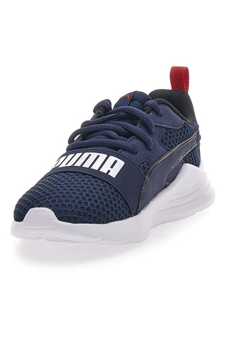 Modre športne copate z logotipom Puma Wired Run Pure Ps na sprednji strani