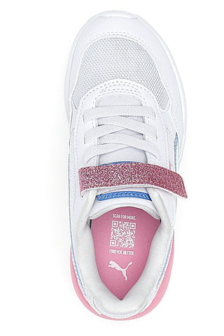 Bele in roza superge za deklice PUMA X-RAY SPEED LITE DEEP AC+PS