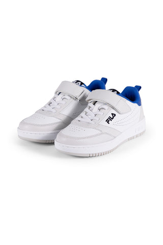 Bele superge z velcro zapenjanjem Fila Rega Kids