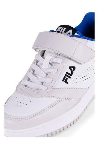 Bele superge z velcro zapenjanjem Fila Rega Kids