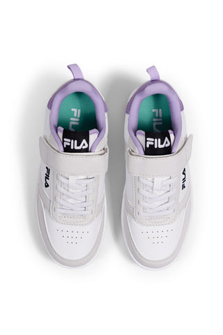 Bele superge z lila podplatom Fila Rega Velcro