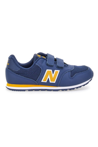 Modro-rumeni športni copati z dvojnim trakom New Balance 500