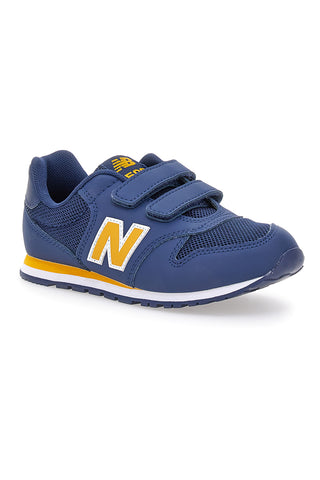 Modro-rumeni športni copati z dvojnim trakom New Balance 500