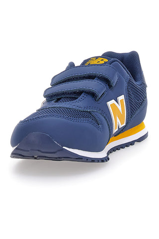 Modro-rumeni športni copati z dvojnim trakom New Balance 500