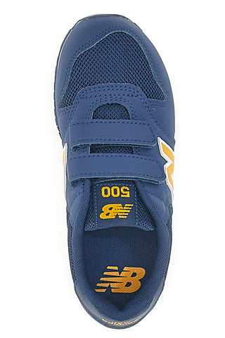 Modro-rumeni športni copati z dvojnim trakom New Balance 500