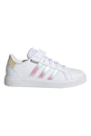 Bele superge z velcro zapenjanjem Adidas Grand Court 2 El