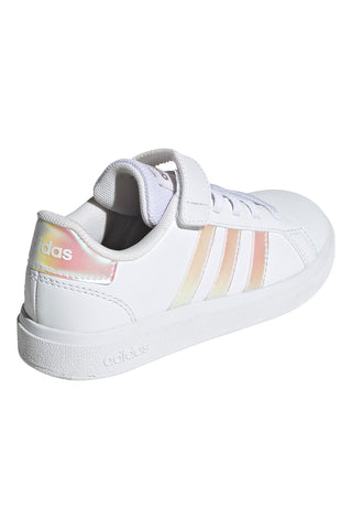 Bele superge z velcro zapenjanjem Adidas Grand Court 2 El
