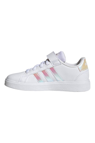 Bele superge z velcro zapenjanjem Adidas Grand Court 2 El