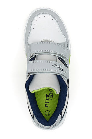 Sive in modre superge s svetlobnimi efekti Pitt Kids 22695