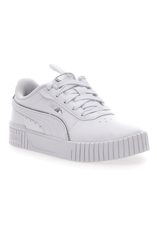 Bele in srebrne superge Platform Puma Carina 2.0 Pop Up Mtllcs Ps