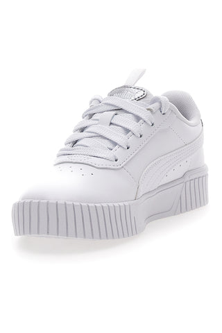 Bele in srebrne superge Platform Puma Carina 2.0 Pop Up Mtllcs Ps