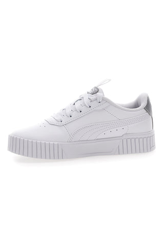 Bele in srebrne superge Platform Puma Carina 2.0 Pop Up Mtllcs Ps