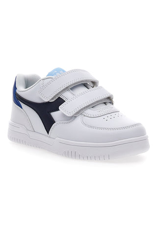 Bele in modre superge z velcro trakom DIADORA RAPTOR LOW PS