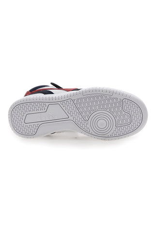 Bele in modre superge Mid-Cut z zadrgo na strani DIADORA MID RAPTOR PS