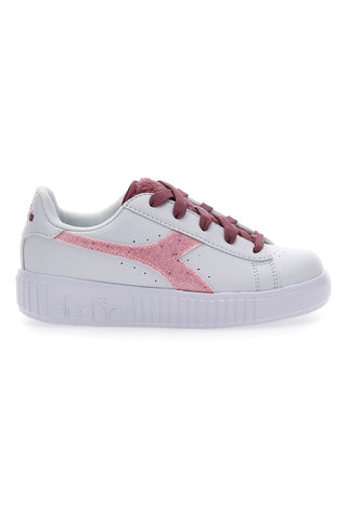 Bele superge z rdečimi vezalkami DIADORA GAME STEP P PS FLUFFY