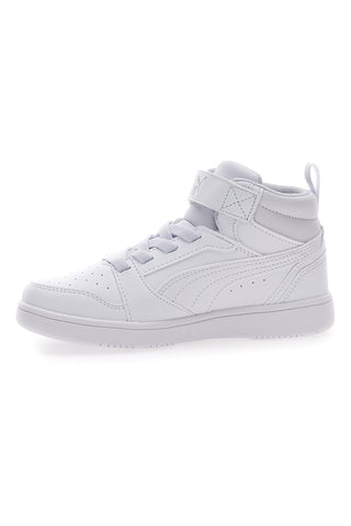 Bele superge Mid-Cut s stranskim trakom Puma Rebound V6 Mid Ac Ps
