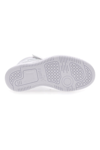 Bele superge Mid-Cut s stranskim trakom Puma Rebound V6 Mid Ac Ps