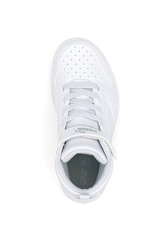 Bele superge Mid-Cut s stranskim trakom Puma Rebound V6 Mid Ac Ps