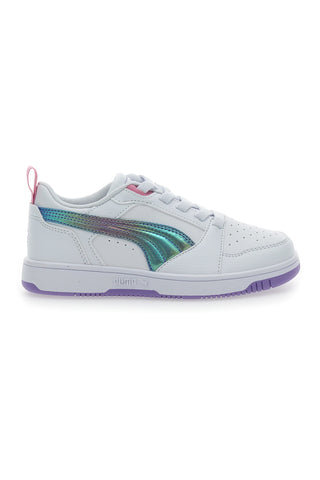 Bele superge z zračnim zgornjim delom Puma Rebound V6 Lo Bouncy Sky AC PS