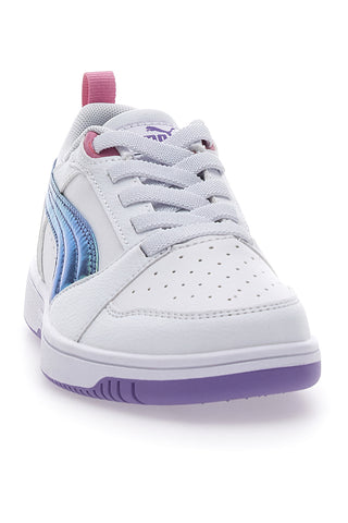 Bele superge z zračnim zgornjim delom Puma Rebound V6 Lo Bouncy Sky AC PS