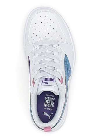 Bele superge z zračnim zgornjim delom Puma Rebound V6 Lo Bouncy Sky AC PS
