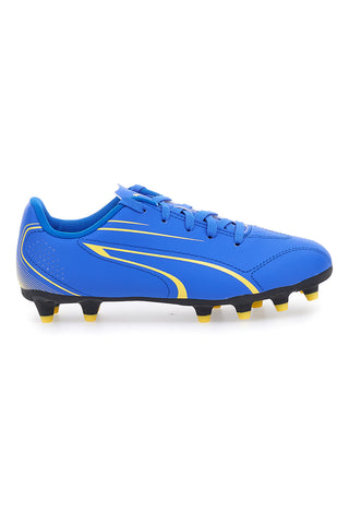 Modri in rumeni nogometni čevlji Puma Vitoria Fg/Ag Jr