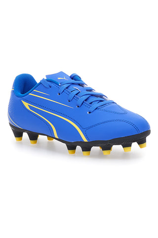 Modri in rumeni nogometni čevlji Puma Vitoria Fg/Ag Jr