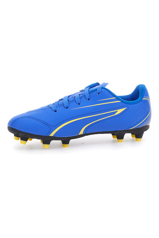 Modri in rumeni nogometni čevlji Puma Vitoria Fg/Ag Jr