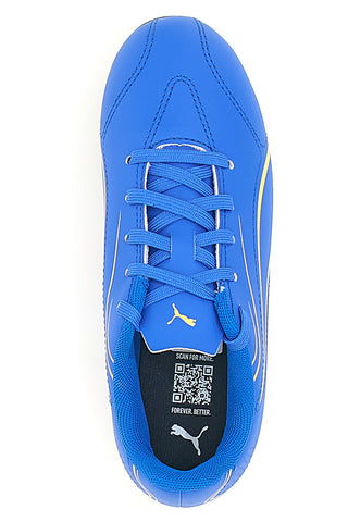 Modri in rumeni nogometni čevlji Puma Vitoria Fg/Ag Jr