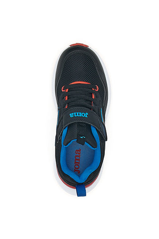 Črni športni copati z velcro trakom Joma Ferro JR 2429