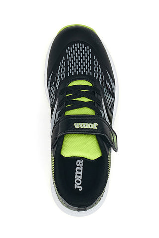 Črni in limetini športni copati Joma Jr30 2401